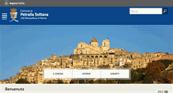 Desktop Screenshot of comune.petraliasottana.pa.it