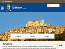 Tablet Screenshot of comune.petraliasottana.pa.it